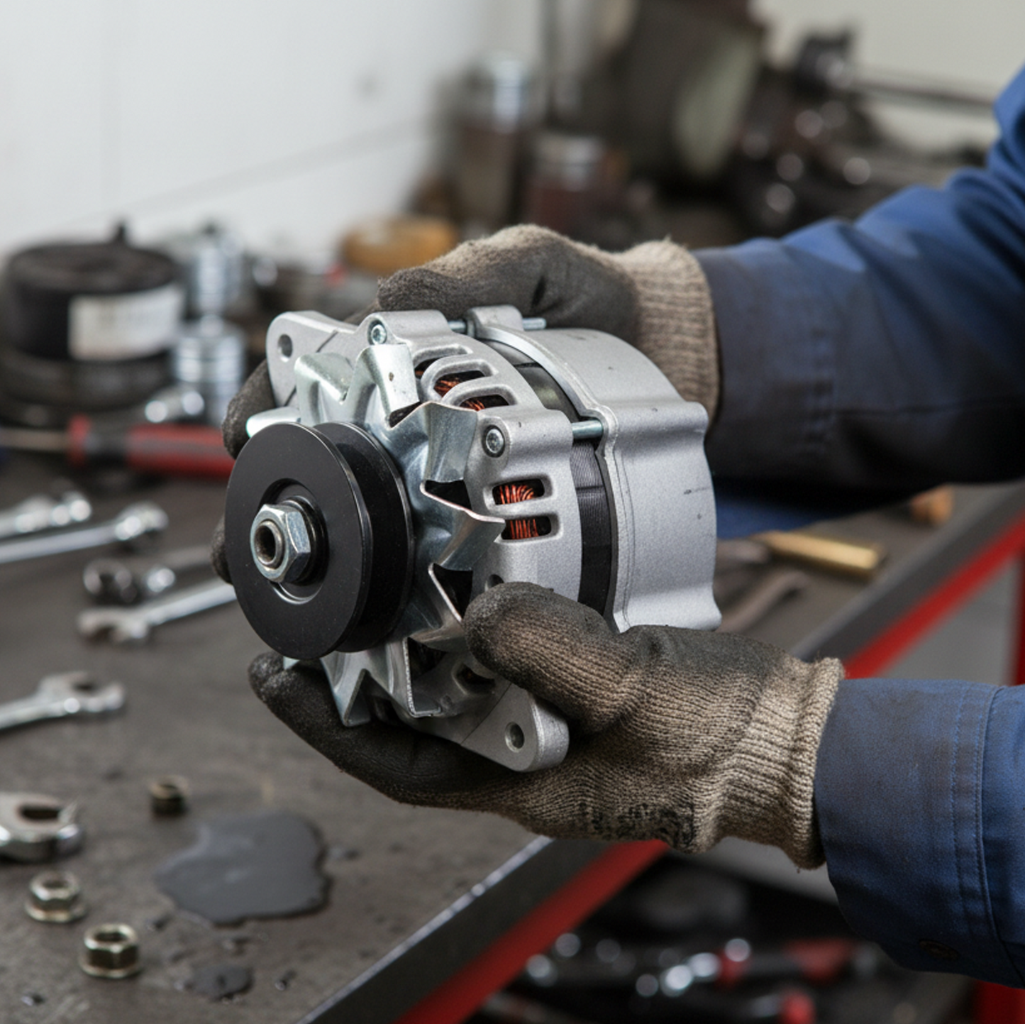 12V 55A Alternator fits Ford 455C 555C 655C(1989-1992) 3230(1990-1993)